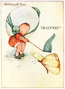 Mabel Lucie Attwell Prints: The Butterfly Series - I se Got You