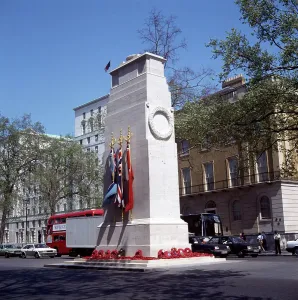 The Cenotaph, Whitehall, London Print circa 1987