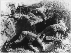 New Images August 2021 Prints: Dead Soviet Troops in a Trench Print, 1942-43