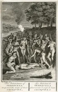 New Images August 2021 Prints: 17th Century Venezuelan Cacique Death Print 1737