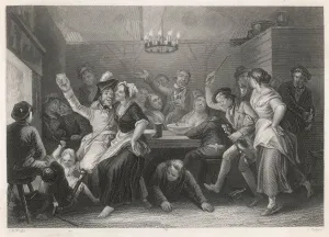 New Images August 2021 Prints: Late 18th Century Scottish Tavern Scene Print