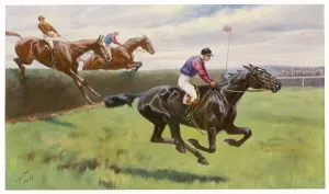New Images August 2021 Prints: Edward VII's Horse Wins the Grand National 1900 Print