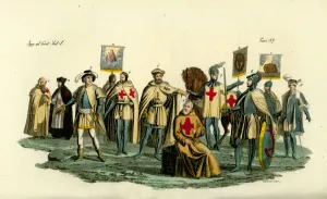 Prints of Canons of the Equestrian Order of the Holy Sepulchre of Jerusalem. Canonici del S. Sepolcro Giulio Ferrario Prints: Equestrian Order of the Holy Sepulchre Print