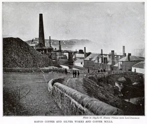 1855 Hafod Copper and Silver Works Print