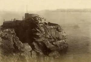 Prints of Fort at Lough Swilly, County Donegal, Ireland. 1870s Castle Prints: Fort at Lough Swilly Print, County Donegal, Ireland 1870s