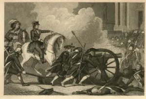 French Revolution Print: 13th Vendemiaire, 5 October 1795