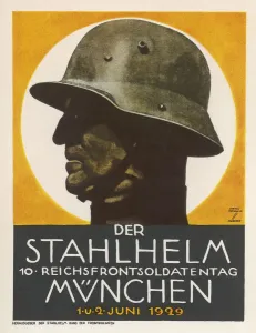 New Images August 2021 Prints: World War One Soldiers Day Print 1929 Munich