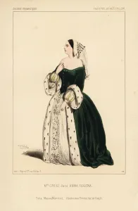 Giulia Grisi as Ann Boleyn Print, 1832