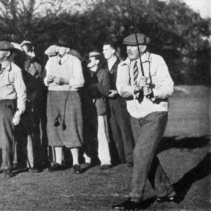 James Braid Golfer Prints: Golfer James Braid at Totteridge