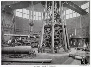 New Images August 2021 Prints: London Great Crane at Woolwich Arsenal Print, 1895
