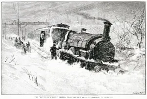 New Images August 2021 Prints: The Great Western Railways Flying Dutchman Print 1891