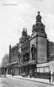 Prints of Hackney Empire, Hackney, East London. Date: circa 1908 Theatre Prints: Hackney Empire Print, circa 1908