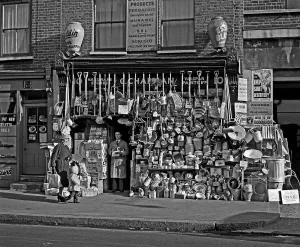 Hardware Shop in Islington, London Print circa 1950s