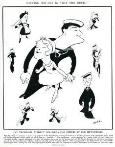 Vintage Theatre Posters UK Prints: Hit the Deck at the Hippodrome by Hynes