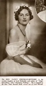 Hon Nancy Freeman-Mitford Print, 1933