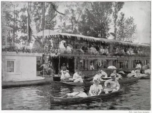 New Images August 2021 Prints: House-boats at Henley-on-Thames Print, 1896