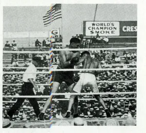 Sport Prints: Jack Dempsey Print - Pre-Fight Moment vs Jess Willard
