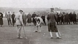 James Braid Golfer Prints: James Braid at Blackwell Heath 1922