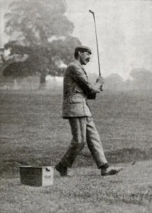 James Braid Golfer Prints: James Braid at the Tooting Tournament