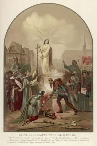 New Images August 2021 Prints: Joan of Arc Burned at the Stake Print