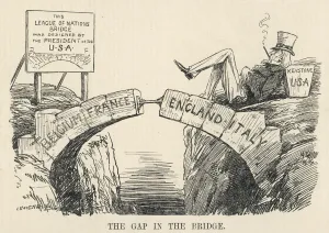 New Images August 2021 Prints: The League of Nations Incomplete Print (1919)