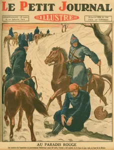 New Images August 2021 Prints: Leon Trotsky Exiled in Siberia Print 1928