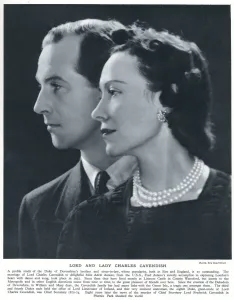 Fred Astaire Prints: Lord and Lady Charles Cavendish Print, 1939