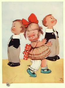 Mabel Lucie Attwell Print - All dressed up