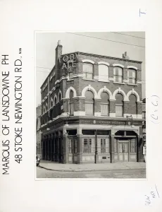Marquis Of Lansdowne PH, Stoke Newington London Print