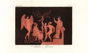 Medea and Jason Steal the Golden Fleece Print