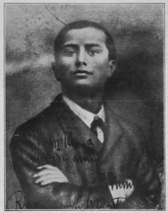 New Images August 2021 Prints: MUSSOLINI AT 14: Vintage Print of Young Benito Mussolini