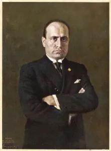 New Images August 2021 Prints: Benito Mussolini Print, Italian Dictator 1932