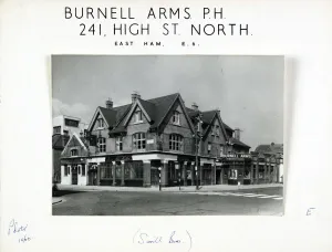 London Boozer Photographs Prints: Photograph of Burnell Arms, East Ham, London