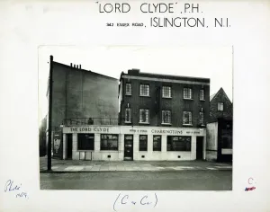 Charrington And Company Limited Pubs Prints: Photograph of Lord Clyde PH, Islington, London