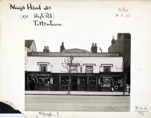Vintage London Pubs Prints: Photograph of Nags Head PH, Tottenham (Old), London