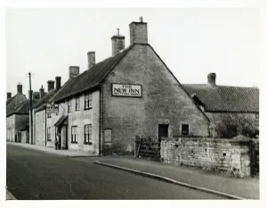 Corner View Of A Pub Prints: Photograph of New Inn, Somerton, Somerset