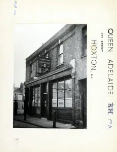 Charrington And Company Limited Pubs Prints: Photograph of Queen Adelaide PH, Hoxton, London