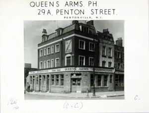 London Boozer Photographs Prints: Photograph of Queens Arms, Pentonville, London