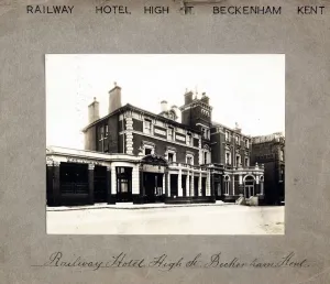 Pub Prints: Railway Hotel, Beckenham Print: Pre 1944 Destruction