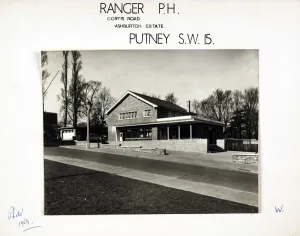 Pub Prints: Photograph of Ranger PH, Putney, London Print: A 1959 Image
