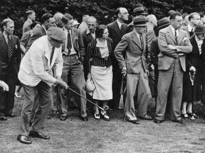 James Braid Golfer Prints: A Pitch-and-Run Shot - Golfer James Braid in Action