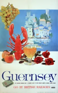 British Railways Poster Print - Guernsey, circa 1960