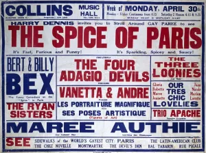 Collins Music Hall London Print