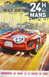 Le Mans 24 Hour Rally 1961 Print, June 10-11