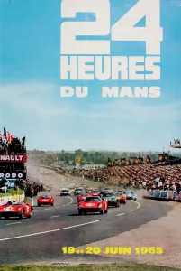 Le Mans 24 Hour Rally Print, June 1965