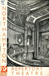 Theatres Prints: Northampton Repertory Theatre Programme Cover Print, 1949