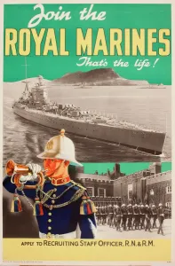 The Royal Marines Recruitment Print - Thats the life