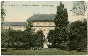 Paris School Group Print, Square des Epinettes, 1900s