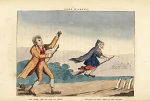 The Kelpies Prints: Scottish Traveller Meets a Witch Print, 1826