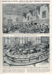Fettes College Dining-Hall Print, Edinburgh, 1949